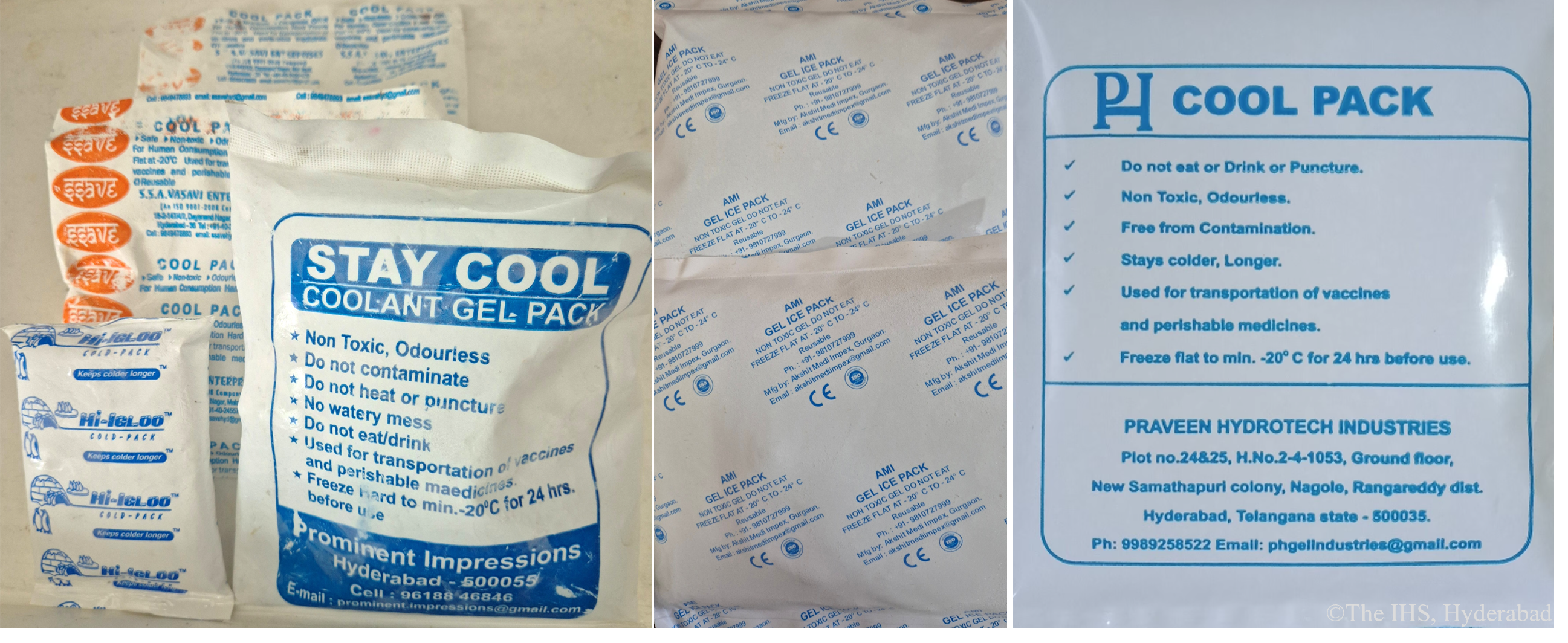 Image to Illustrate Gel Ice Packs (Cool Packs).